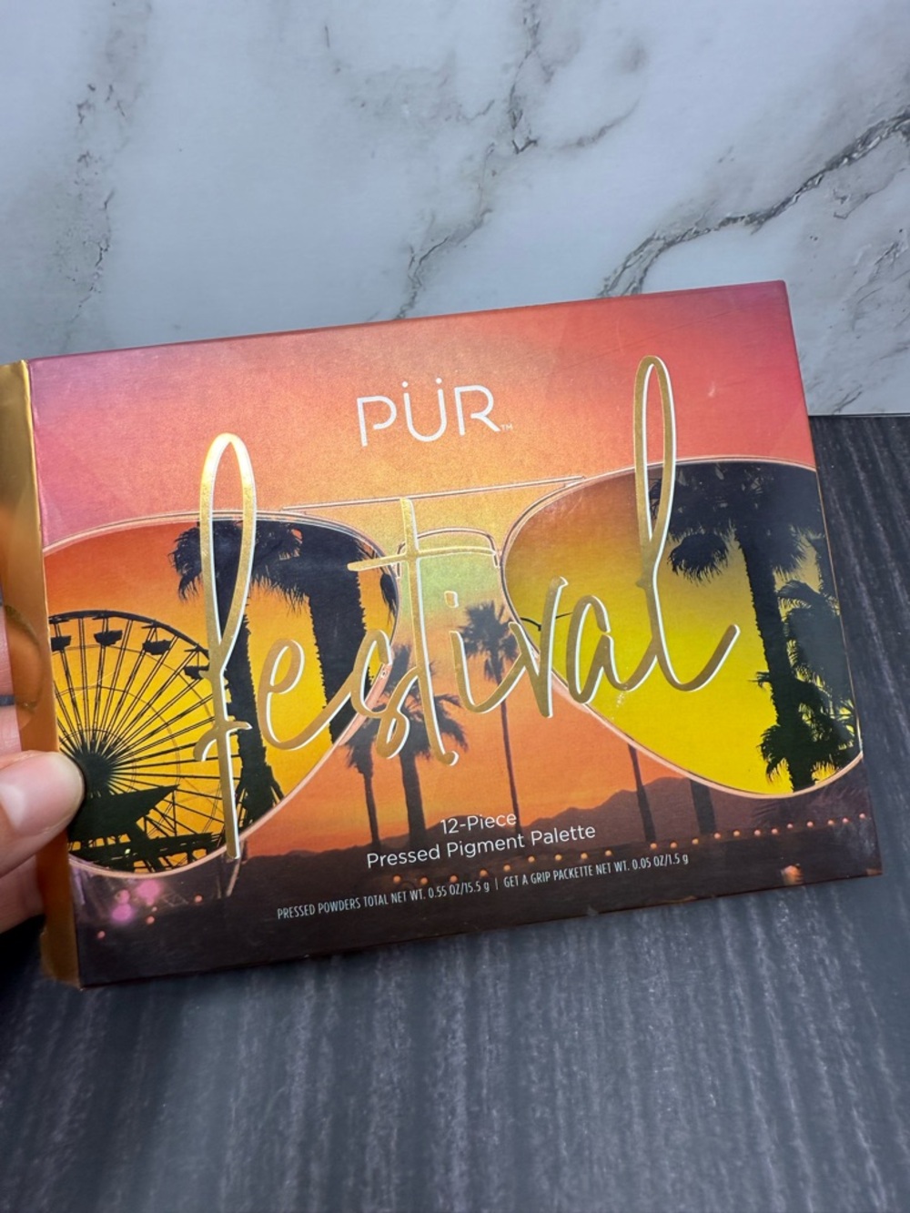 PÜR Festival 12-Piece Pressed Pigment Eyeshadow Palette PUR Cosmetics NIB
